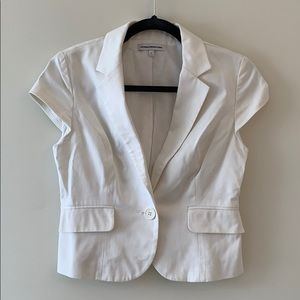 Short sleeve white blazer with POCKETS Express 2